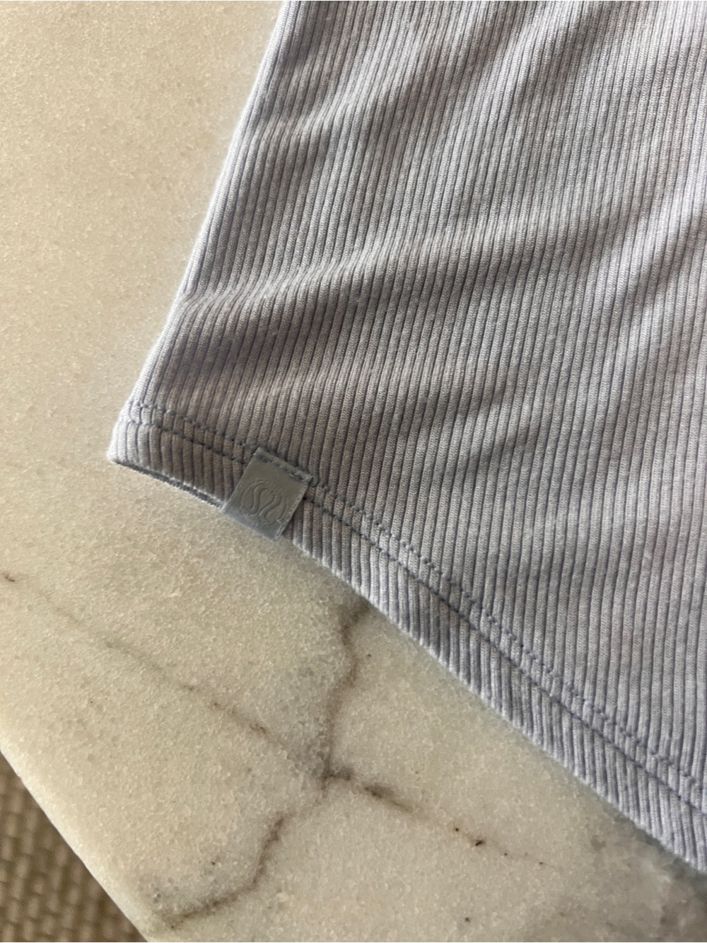 Lululemon Light Blue Ribbed Racerback Tank - Picture 4 of 5